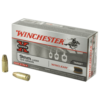 Winchester Ammo Win Sprx Winclean 9mm 124gr 50/500 Ammo