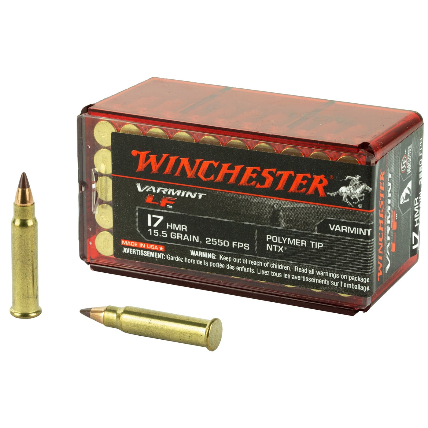 Winchester Ammo Win Varmint Lf 17hmr 15.5gr Ntx 50/ Ammo