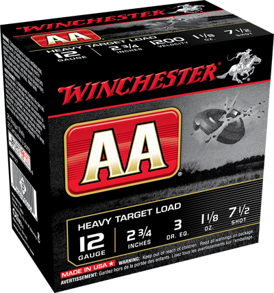 Winchester Ammo Winchester Aa Heavy Target Load 12 Ga. 2.75 In. 1 1/8 Oz. 7.5 Shot 25 Rd. Ammo