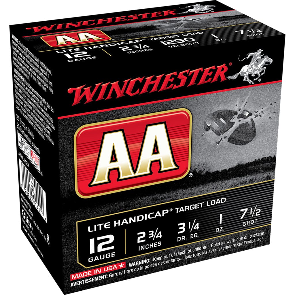 Winchester Ammo Winchester Aa Light Handicap Load 12 Ga. 2.75 In. 1 Oz. 7.5 Shot 25 Rd. Ammo