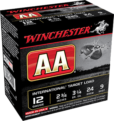 Winchester Ammo Winchester Aa Usa Shooting Load 12 Ga. 2.75 In. 24 Gm. 9 Shot 25 Rd. Ammo