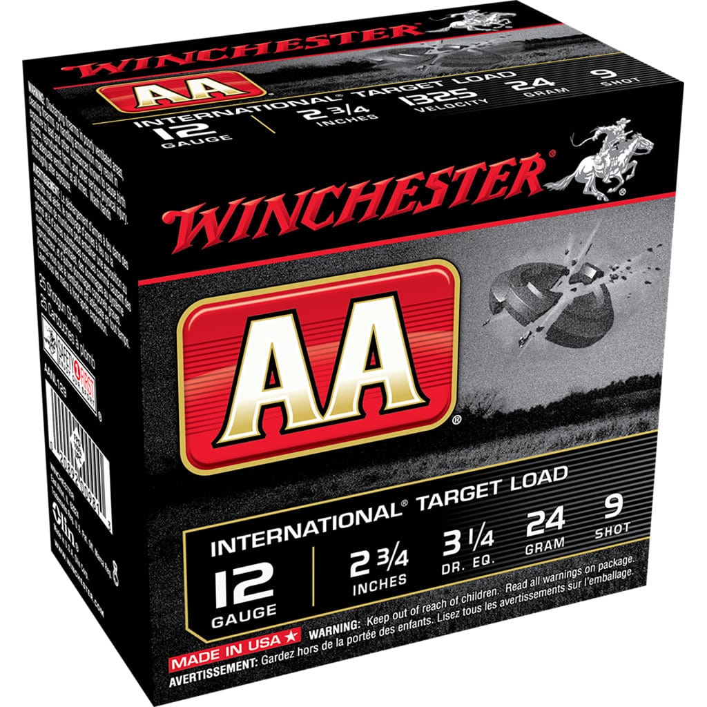 Winchester Ammo Winchester Aa Usa Shooting Load 12 Ga. 2.75 In. 24 Gm. 9 Shot 25 Rd. Ammo