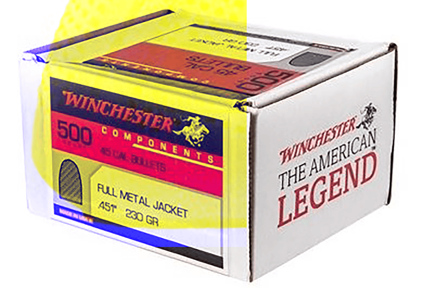 Winchester Ammo Winchester Ammo Centerfire Handgun, Win Wb45mc230d Bul 45    230 Fmj         500/3 Reloading