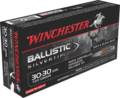 Winchester Ammo Winchester Ballistic Silvertip Rifle Ammo 30-30 Win. 150 Gr. Ballistic Silvertip 20 Rd. Ammo