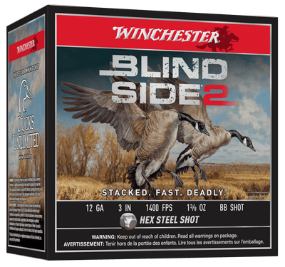 Winchester Ammo Winchester Blind Side 2 Shotgun Ammo 12 Ga. 3 In. 1 3/8 Oz. Bb Shot 25 Rd. Ammo