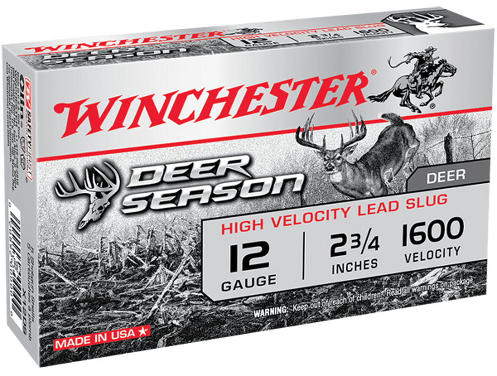Winchester Ammo Winchester Deer Season High Velocity Slug 12 Ga. 2.75 In. 1 1/8 Oz. 25 Rd. Ammo