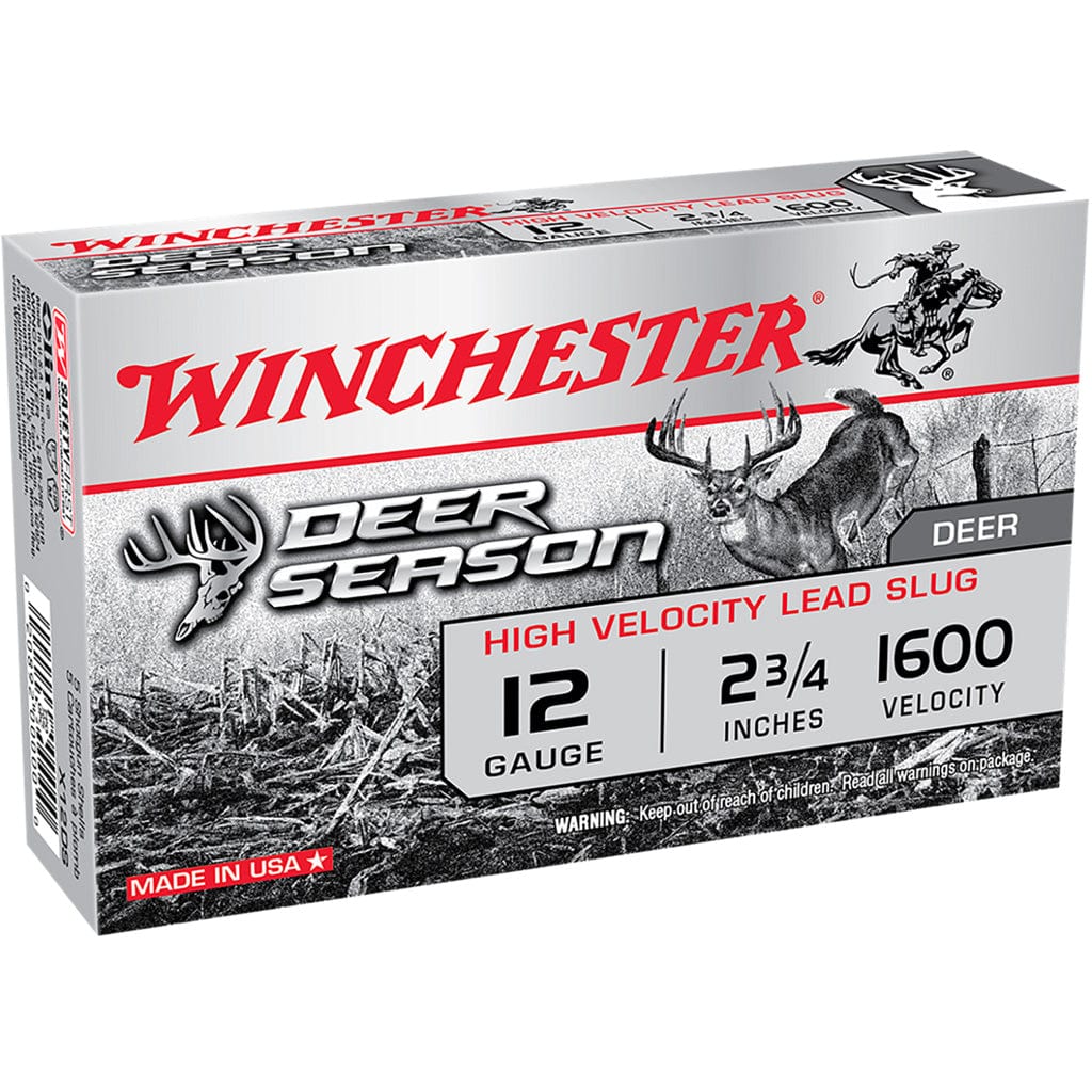 Winchester Ammo Winchester Deer Season High Velocity Slug 12 Ga. 2.75 In. 1 1/8 Oz. 25 Rd. Ammo