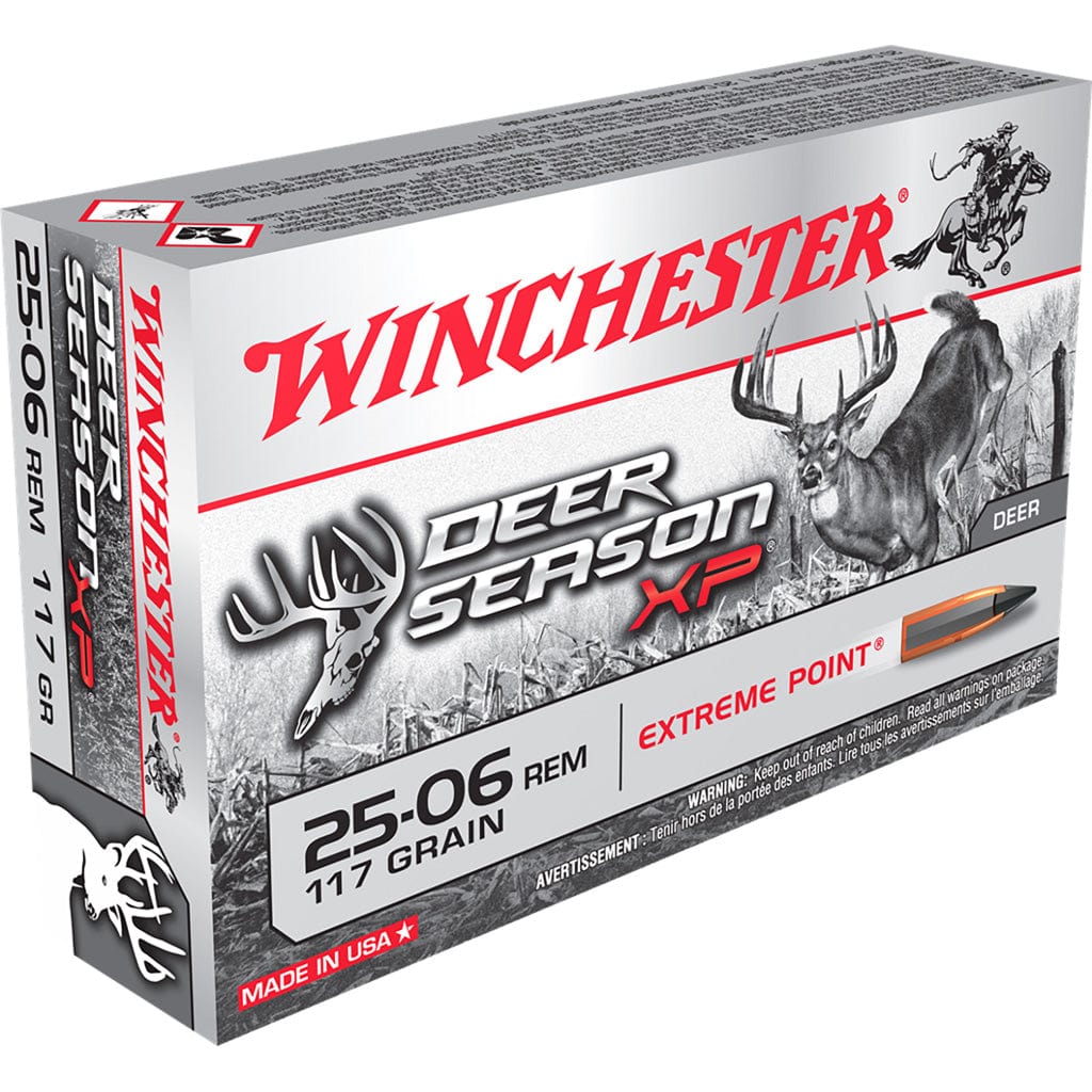 Winchester Ammo Winchester Deer Season Xp Rifle Ammo 25-06 Rem. 117 Gr. Ext Point Polymer Tip 20 Rd Ammo