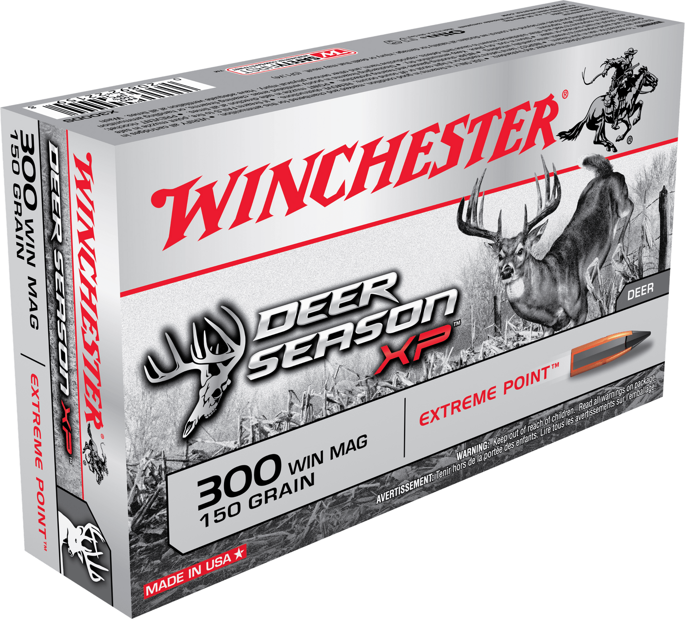 Winchester Ammo Winchester Deer Season Xp Rifle Ammo 300 Win Mag 150 Gr. Extreme Point 20 Rd. Ammo