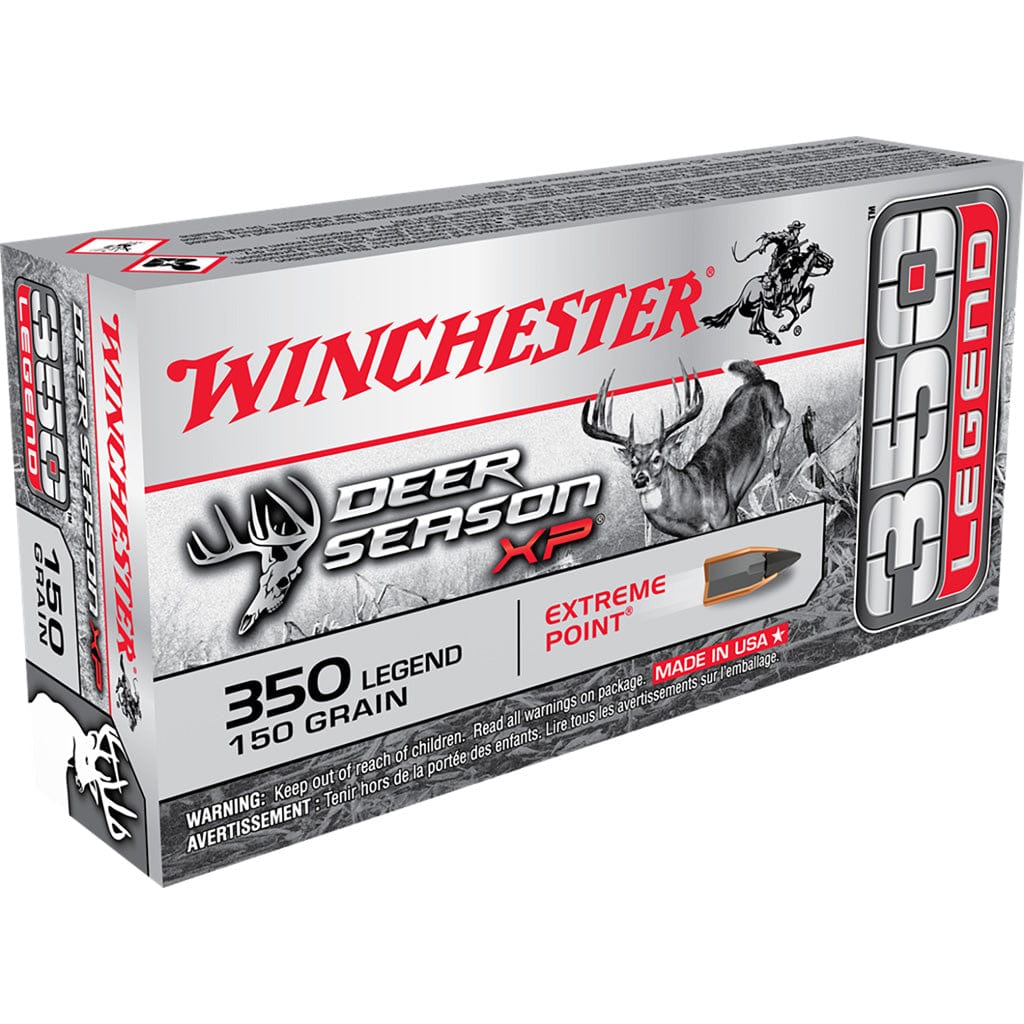 Winchester Ammo Winchester Deer Season Xp Rifle Ammo 350 Legend 150 Gr. Ext Point Polymer Tip 20 Rd Ammo