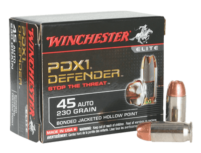 Winchester Ammo Winchester Defender Pistol Ammo 45 Acp 230 Gr. Bonded Jacket Hp 20 Rd. Ammo