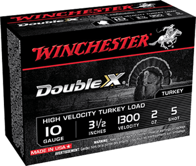 Winchester Ammo Winchester Double X High Velocity Turkey Load 10 Ga. 3.5 In. 2 Oz. 5 Shot 10 Rd. Ammo