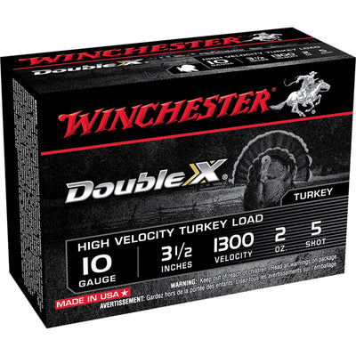 Winchester Ammo Winchester Double X High Velocity Turkey Load 10 Ga. 3.5 In. 2 Oz. 5 Shot 10 Rd. Ammo