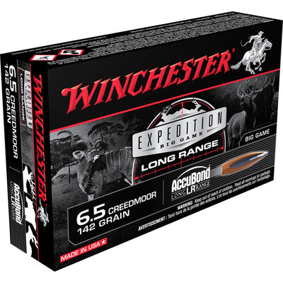 Winchester Ammo Winchester Expedition Big Game Long Range Ammo 6.5 Creedmoor 142 Gr. Accubond Lr 20 Rd. Ammo