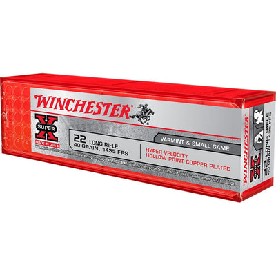 Winchester Ammo Winchester Hyper Speed Rimfire Ammo 22 Lr 40 Gr. Plated Lead Hp 100 Rd. Ammo