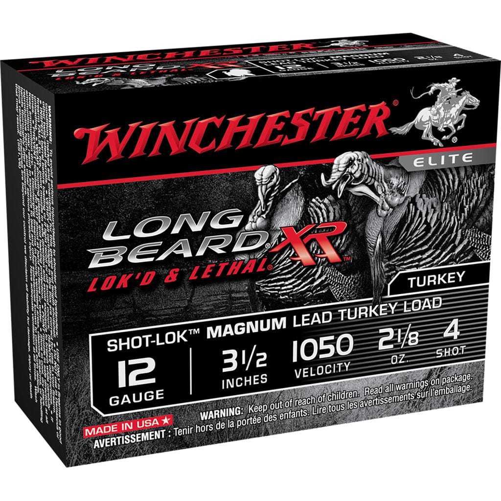 Winchester Ammo Winchester Long Beard Xr Shot-lok Magnum Load 12 Ga. 3.5 In. 2 1/8 Oz. 4 Shot 10 Rd. Ammo