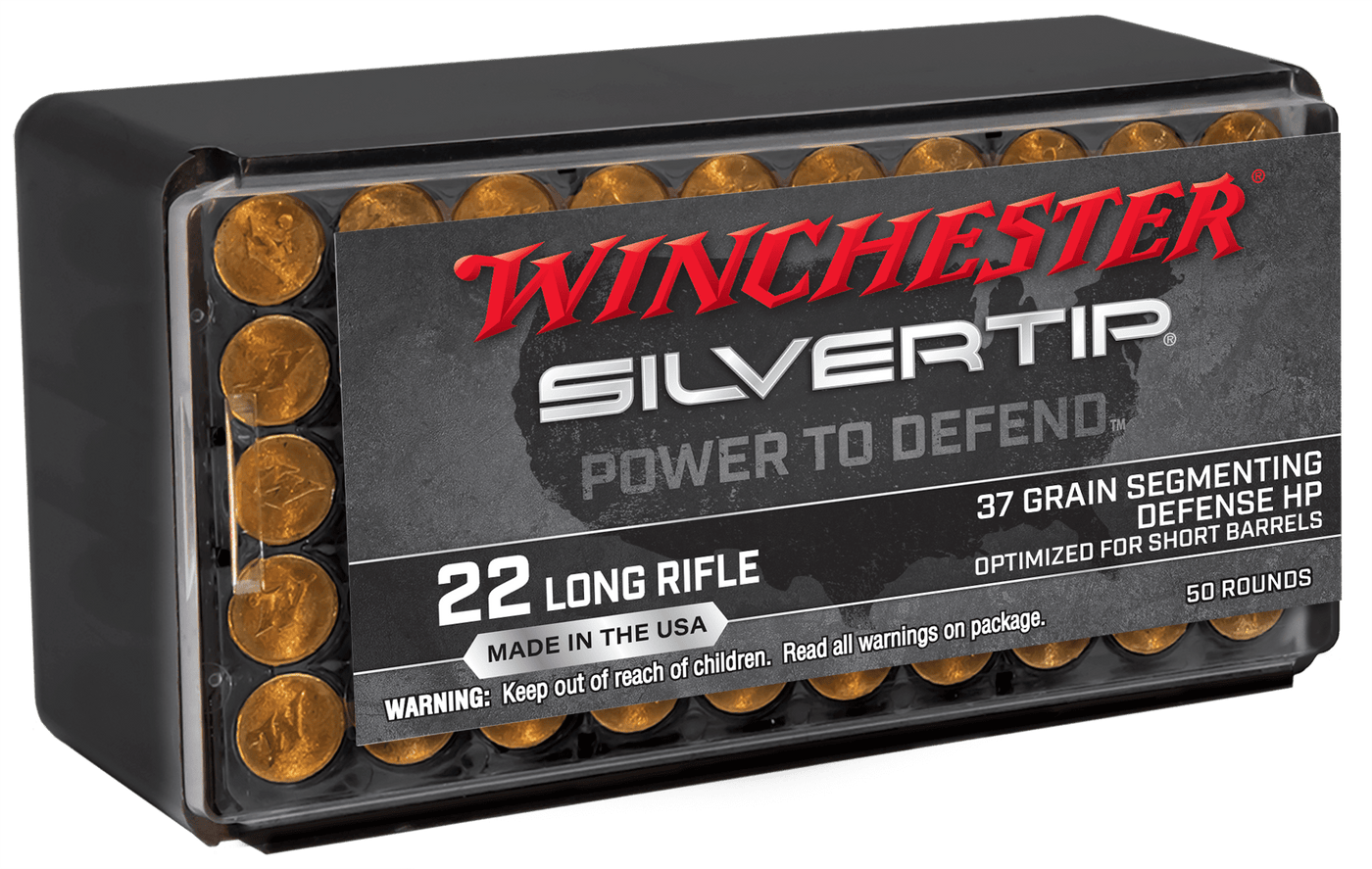 Winchester Ammo Winchester Silvertip Rimfire Ammo 22 Lr. 37 Gr. Segmenting Hp Plated 50 Rd. Ammo