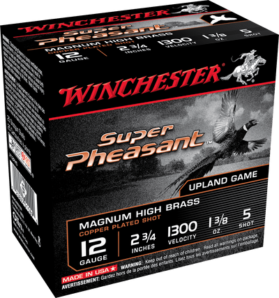 Winchester Ammo Winchester Super Pheasant Shotgun Load 12 Ga. 3 In. 1 3/8 Oz. Magnum Hb 5 Shot 25 Rd. Ammo