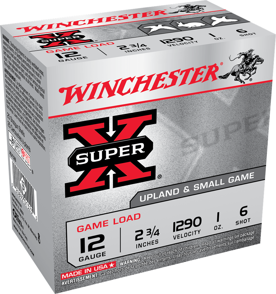 Winchester Ammo Winchester Super-x Game Load 12 Ga. 2.75 In. 1 Oz. 6 Shot 25 Rd. Ammo