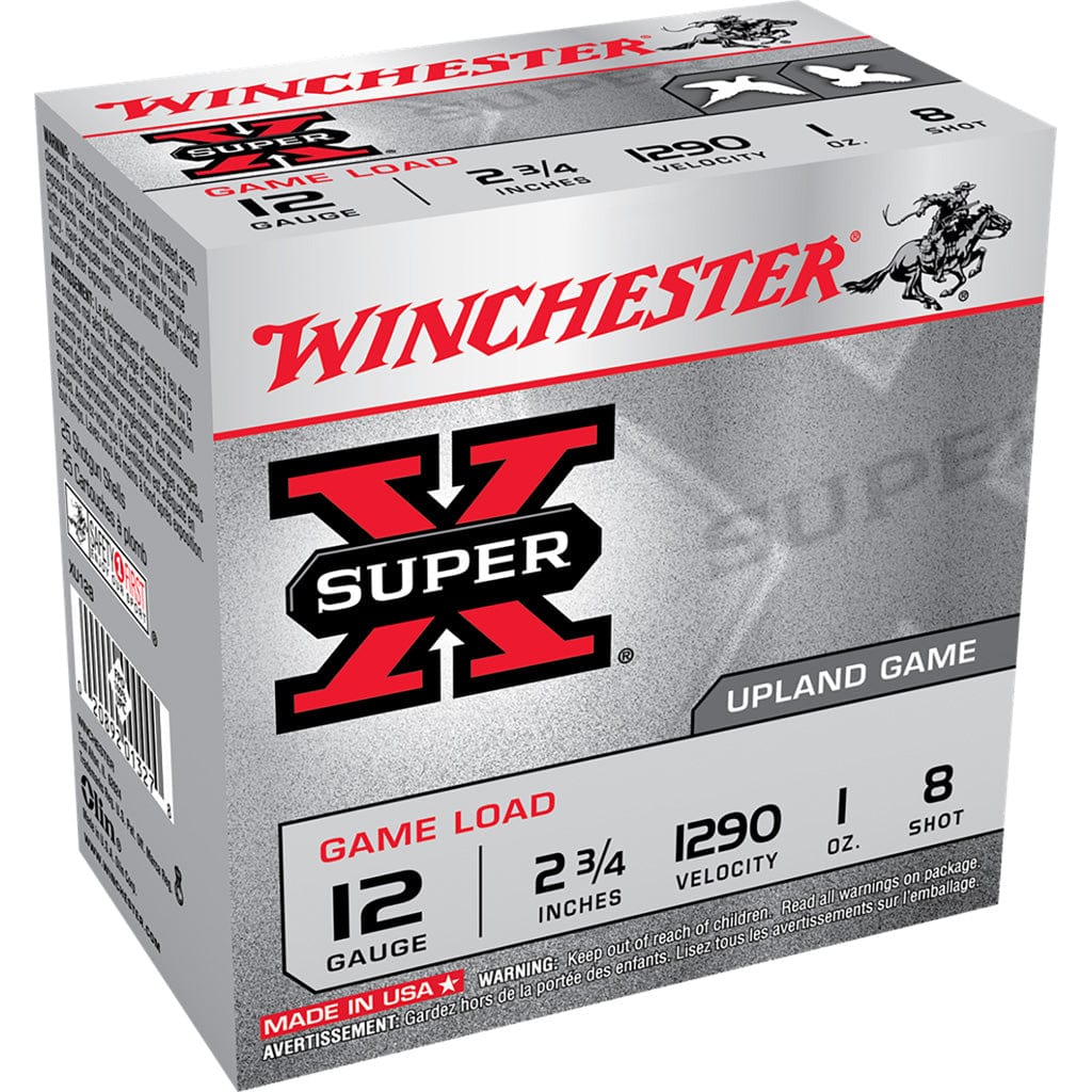 Winchester Ammo Winchester Super-x Game Load 12 Ga. 2.75 In. 1 Oz. 8 Shot 25 Rd. Ammo