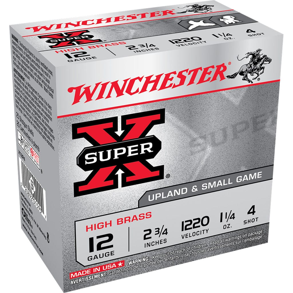 Winchester Ammo Winchester Super-x Pheasant Load 12 Ga. 2.75 In. 1 1/4 Oz. 4 Shot 25 Rd. Ammo
