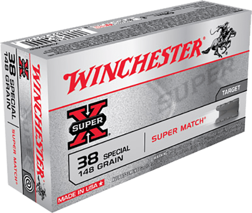 Winchester Ammo Winchester Super-x Pistol Ammo 38 Spl. 148 Gr. Wc 50 Rd. Ammo