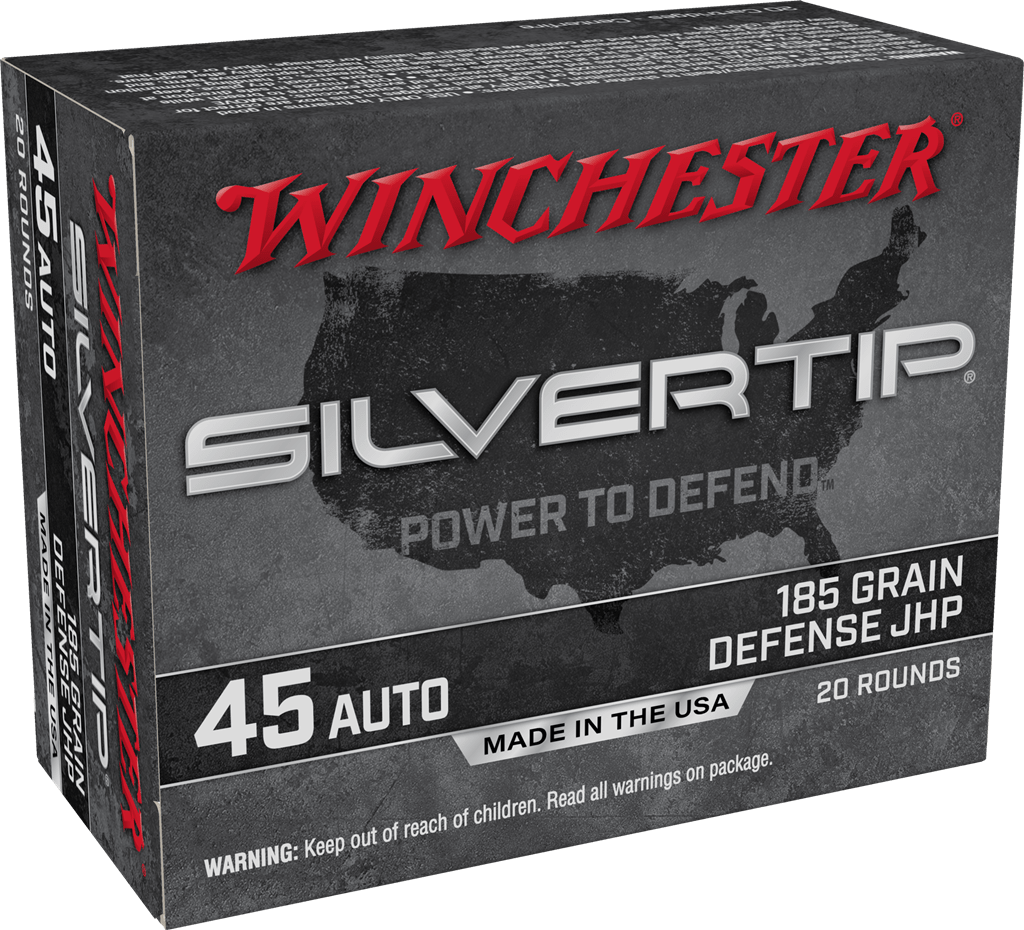 Winchester Ammo Winchester Super-x Pistol Ammo 45 Acp 185 Gr. Silvertip Hp 20 Rd. Ammo