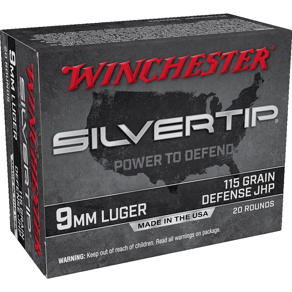 Winchester Ammo Winchester Super-x Pistol Ammo 9mm 115 Gr. Silvertip Hp 20 Rd. Ammo