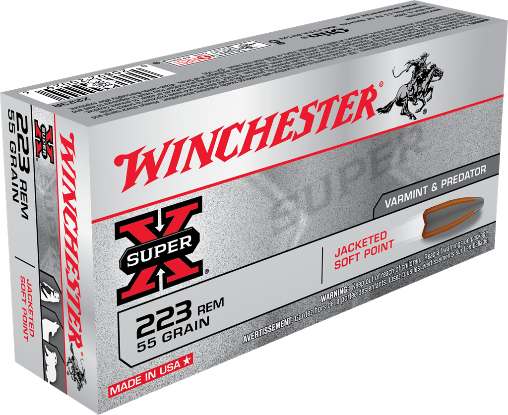 Winchester Ammo Winchester Super-x Rifle Ammo 223 Rem 55 Gr. Pointed Soft Point 20 Rd. Ammo