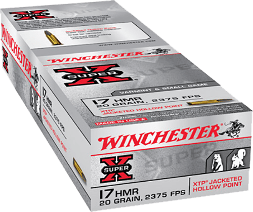 Winchester Ammo Winchester Super-x Rimfire Ammo 17 Hmr 20 Gr. Jacketed Hp 50 Rd. Ammo
