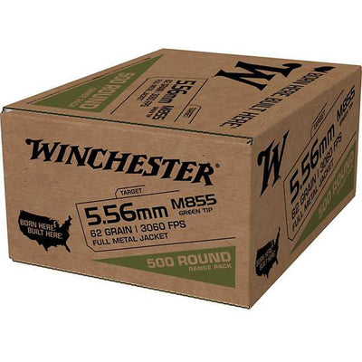 Winchester Ammo Winchester Usa M855 Rifle Ammo 5.56 62 Gr. Fmj 500 Rd. Ammo
