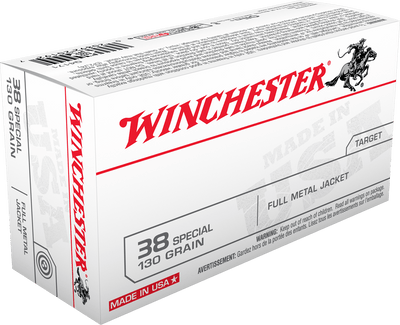 Winchester Ammo Winchester Usa Pistol Ammo 38 Spl 130 Gr. Full Metal Jacket 50 Rd. Ammo