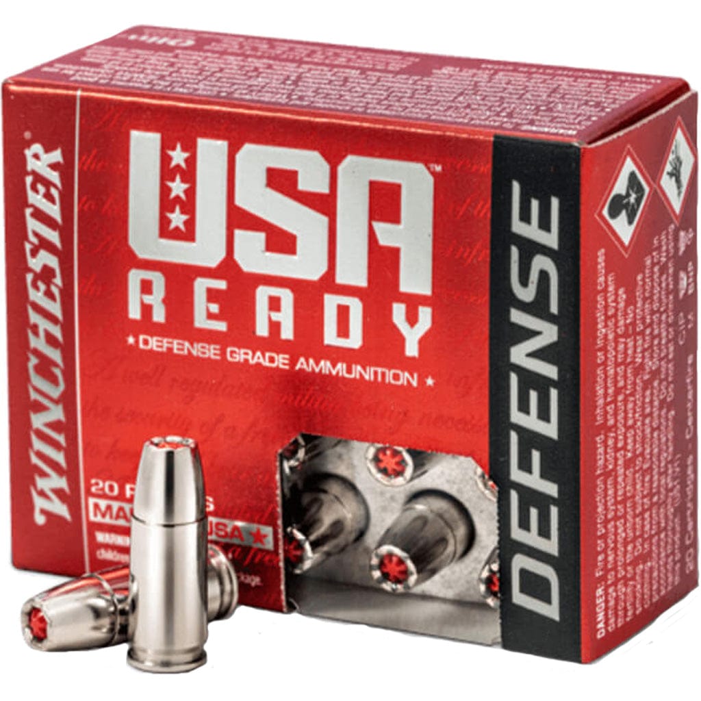 Winchester Ammo Winchester Usa Ready Defense Pistol Ammo 10mm 170 Gr. Hex-vent Hp 20 Rd. Ammo