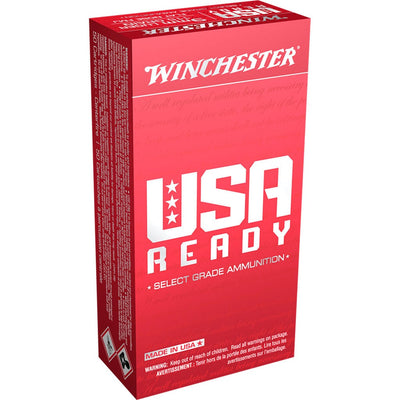 Winchester Ammo Winchester Usa Ready Pistol Ammo 9mm 115 Gr. Fmj Flat Nose 50 Rd. Ammo