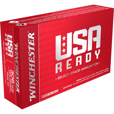 Winchester Ammo Winchester Usa Ready Rifle Ammo 308 Win. 168 Gr. Open Tip Range 20 Rd. Ammo