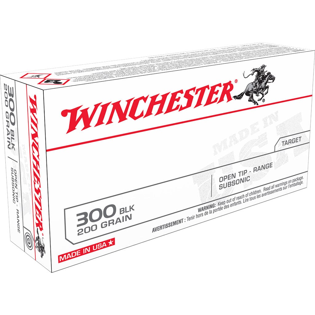 Winchester Ammo Winchester Usa Rifle Ammo 300 Aac Blackout 200 Gr. Open Tip Usa 20 Rd. Ammo