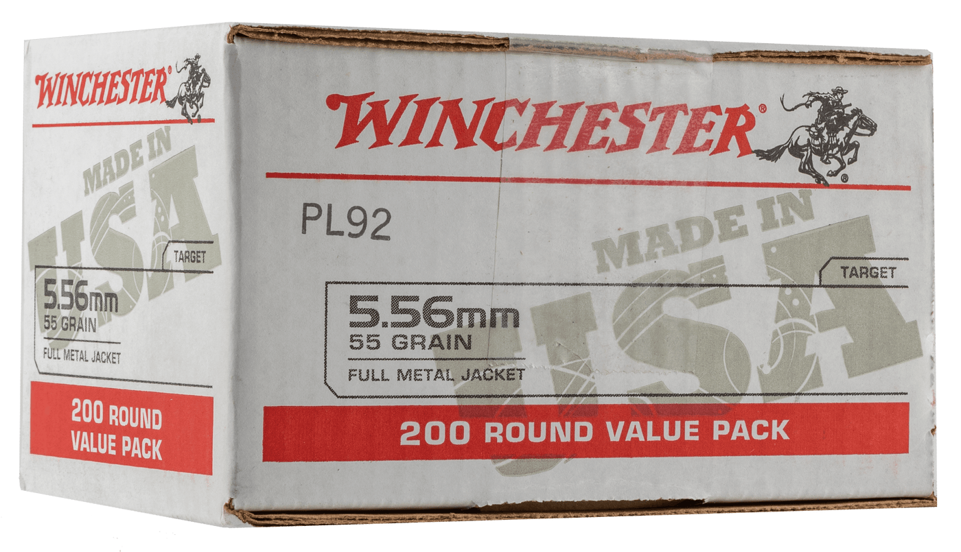 Winchester Ammo Winchester Usa Rifle Ammo 5.56mm 55 Gr. Fmj 200 Rd. Ammo