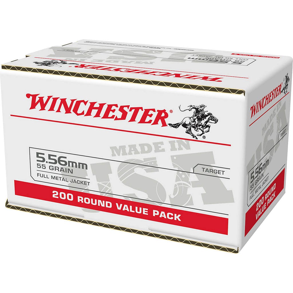 Winchester Ammo Winchester Usa Rifle Ammo 5.56mm 55 Gr. Fmj 200 Rd. Ammo