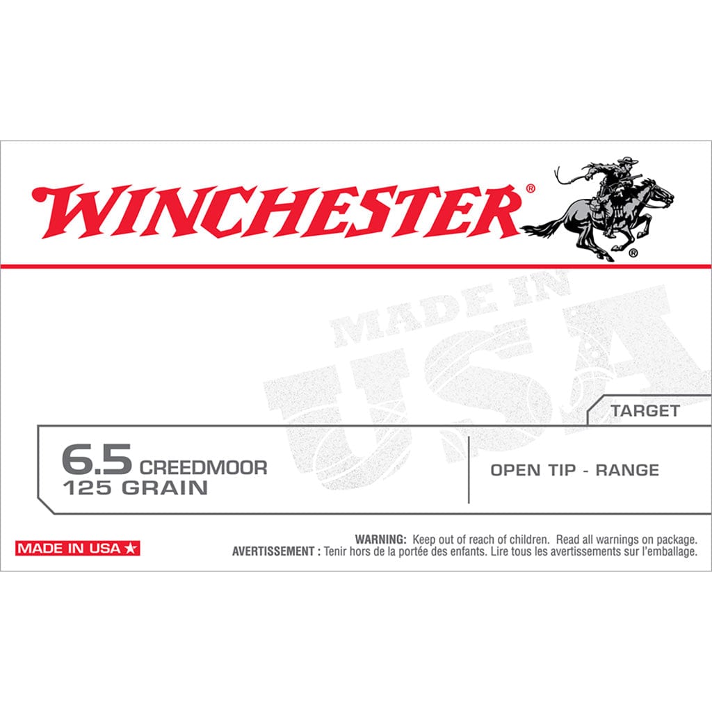 Winchester Ammo Winchester Usa Rifle Ammo 6.5 Creedmoor 125 Gr. Open Tip Usa 20 Rd. Ammo