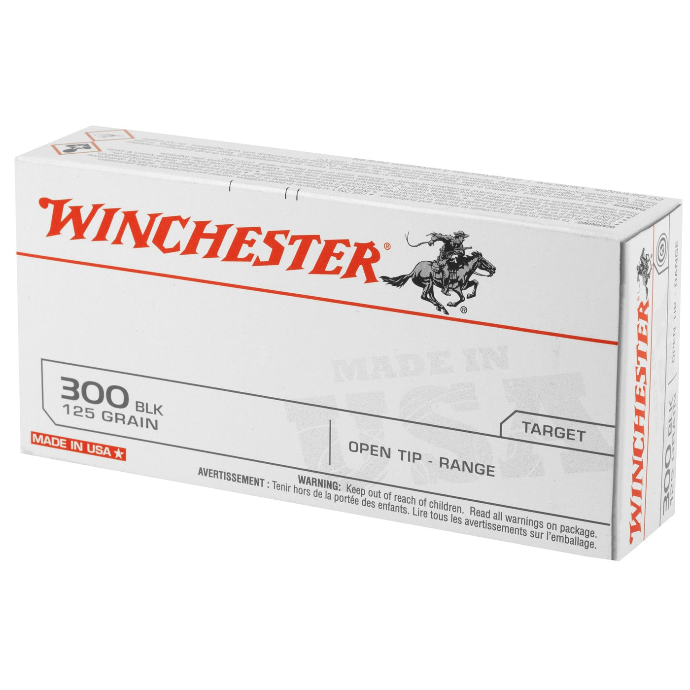Winchester Ammunition Win Usa 300blk 125gr Ot 20/200 Ammunition