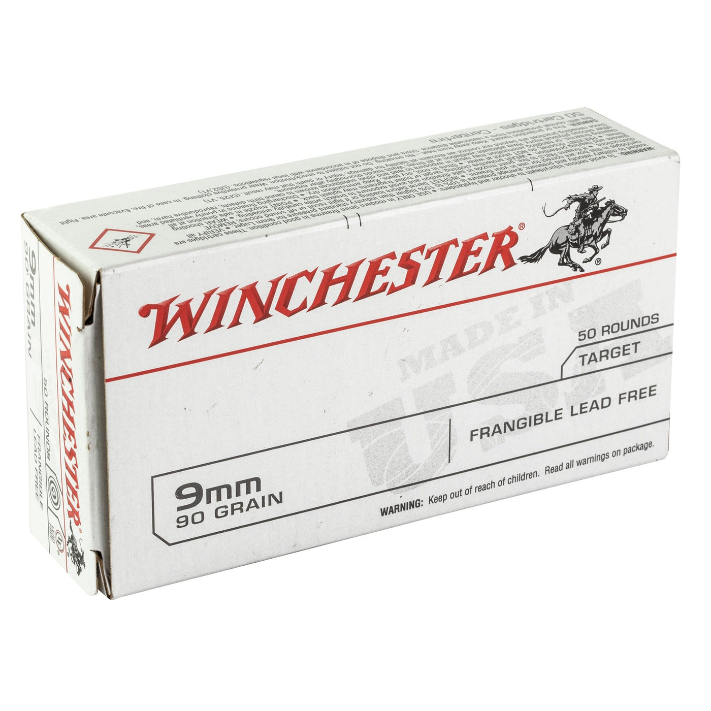 Winchester Ammunition Win Usa 9mm 90gr Frangible Lf 50/500 Ammunition