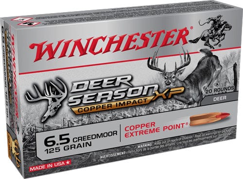 Winchester Ammunition Winchester Deer Xp 6.5cm 125gr - 20rd 10bx/cs Copper Impact Ammo