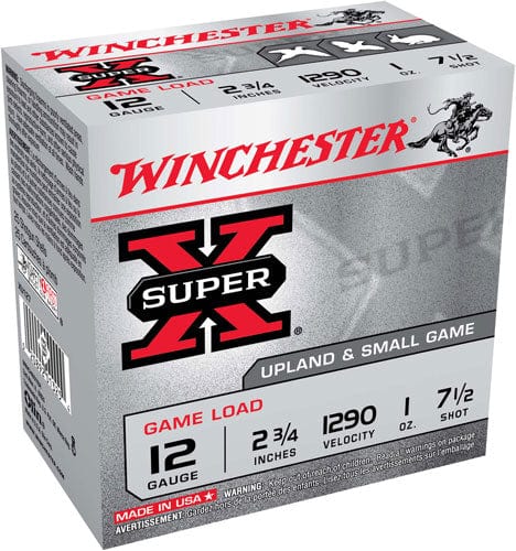 Winchester Ammunition Winchester Super-x 12ga #7.5 - 25rd 1290fps 1oz Case Lot Ammo