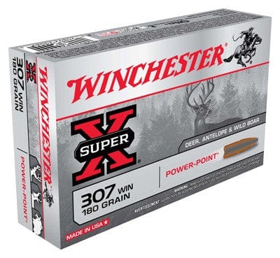 Winchester Ammunition Winchester Super-x 307 Win - 20rd 10bx/cs 180gr Power Point Ammo