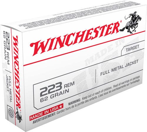 Winchester Ammunition Winchester Usa 223 Remington - 20rd 50bx/cs 62gr Fmj Ammo
