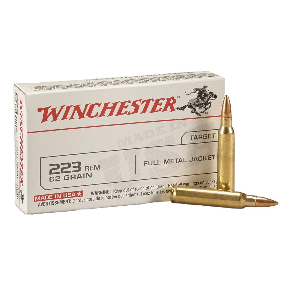 Winchester Winchester Usa Rifle Ammo 223 Rem. 62 Gr. Fmj 20 Rd. Ammunition