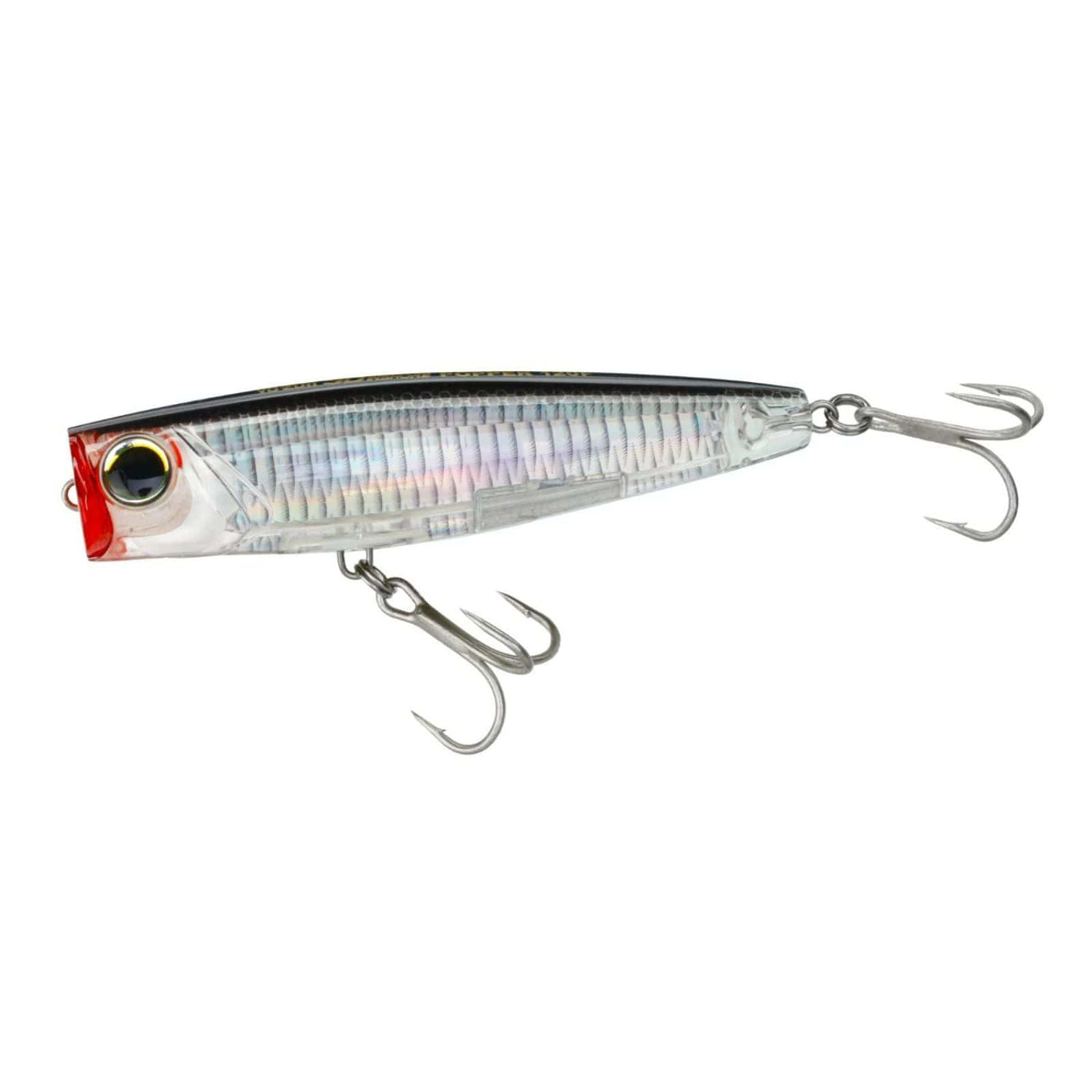 Yo-Zuri Yo-Zuri 3D Inshore Popper 120MM 4.75in Silver Black Fishing