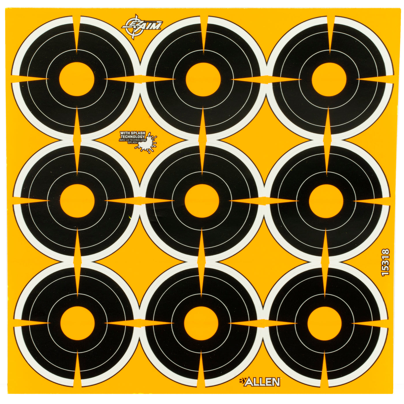 Ezaim Splash Bullseye Adhesive Targets 3 In. 12 Pk.