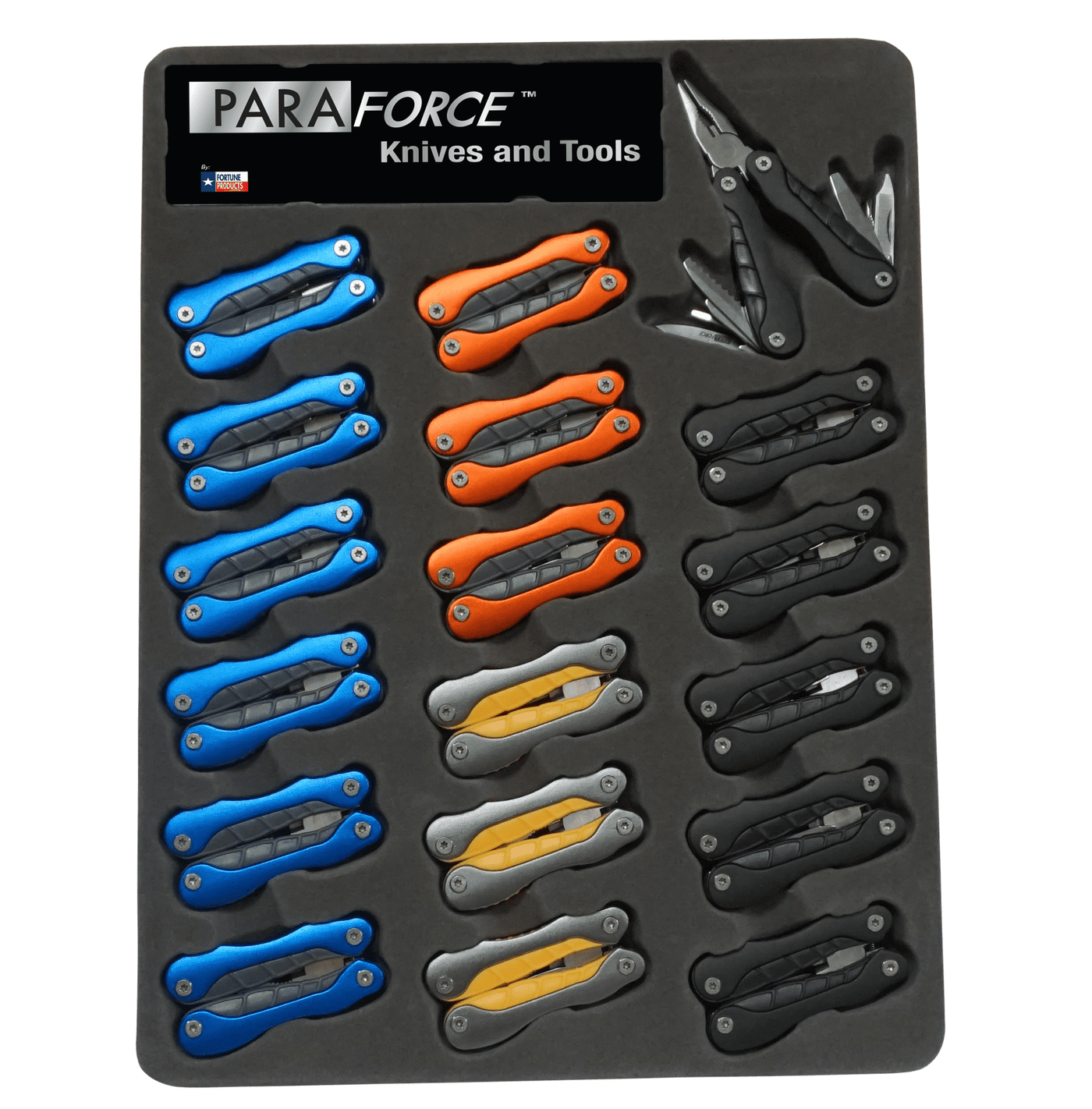 Accusharp Accusharp Paraforce, Fpi 800mts  Paraforce Multi Tool 18 Pc Display Accessories