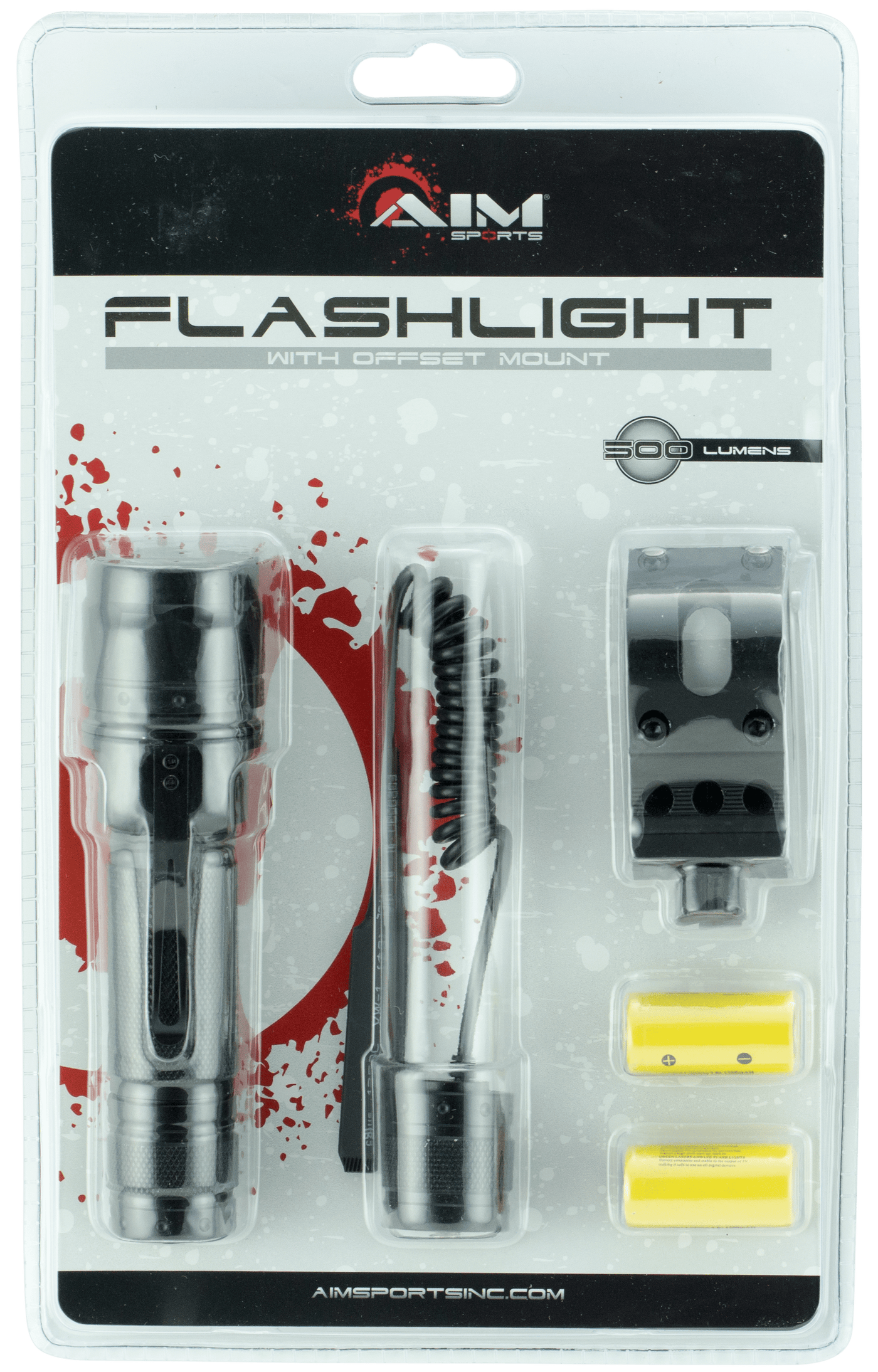 Aim Sports Aim Sports Flashlight, Aimsports Fhd500b   Flashlight 500lum Accessories